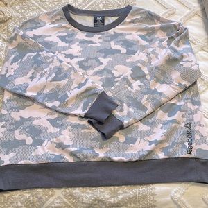 Reebok womens camo sweatshirt